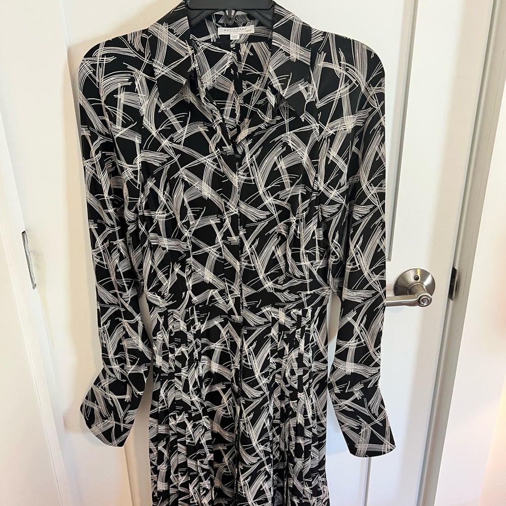 EQUIPMENT XS Silk shirt dress !